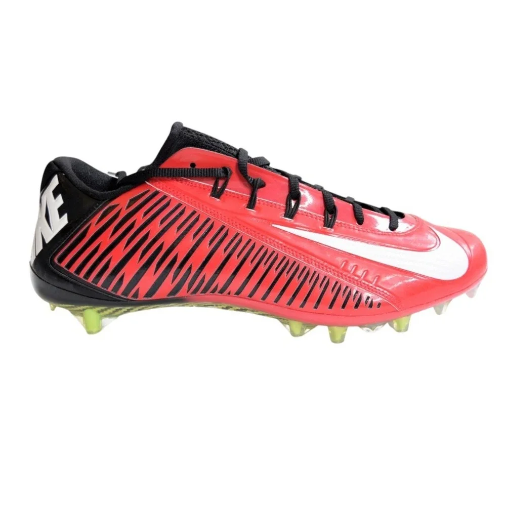 Nike Vapor Carbon Elite 2014 TD Cleats Red/Black 657441-602 Sz 13.5 + Bag - NWOB